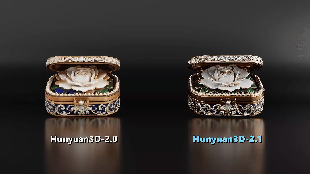 与“混元 3D 2.1 开放生成流程,增强材质与资产制作”对应的报道配图