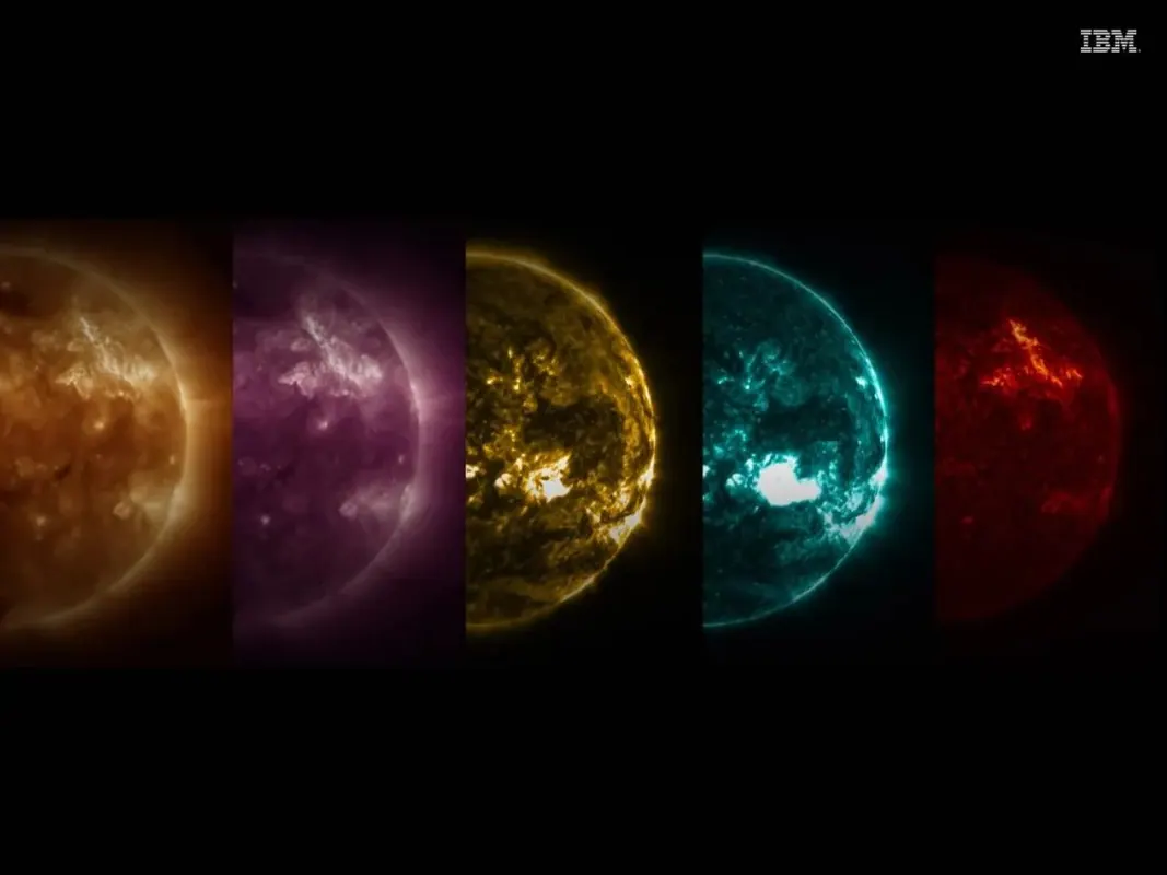 与“IBM 与 NASA 开放 Surya,探索太阳观测建模”对应的报道配图