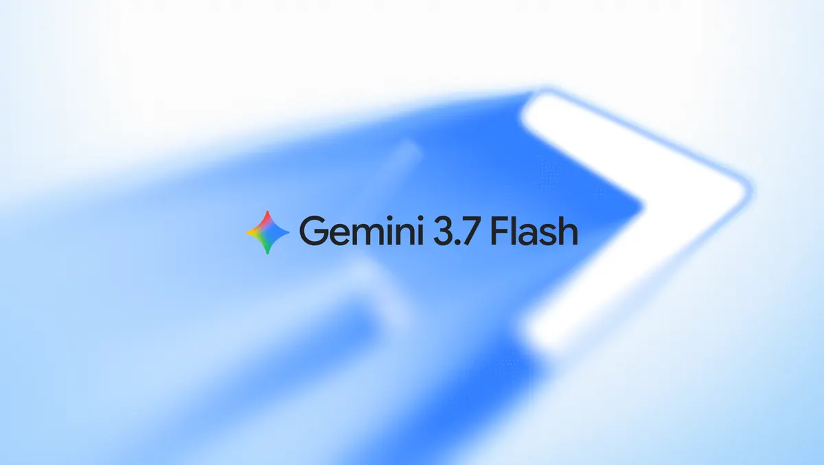 Google 为“Gemini 3.7 Flash 聚焦编程、智能体和工作效率”提供的发布页配图