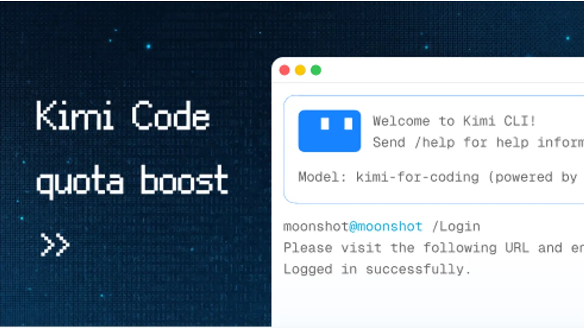 Kimi Code 官方产品界面配图