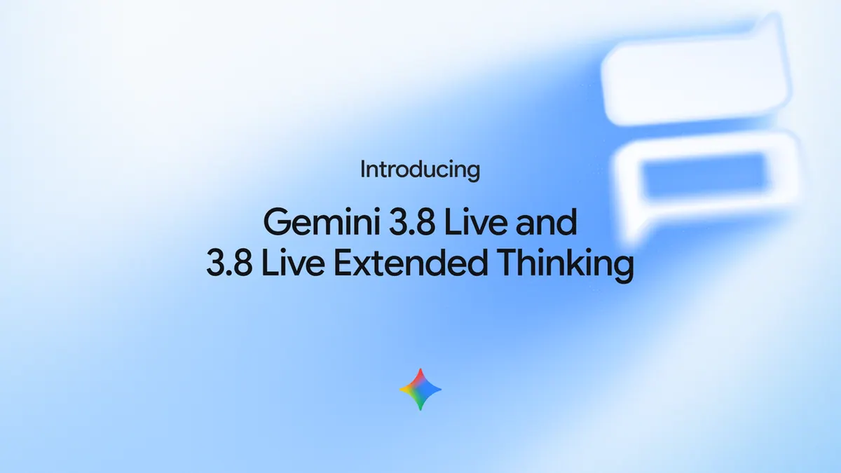 Google 为“Gemini 3.8 Live 引入并行推理与后台任务”提供的发布页配图