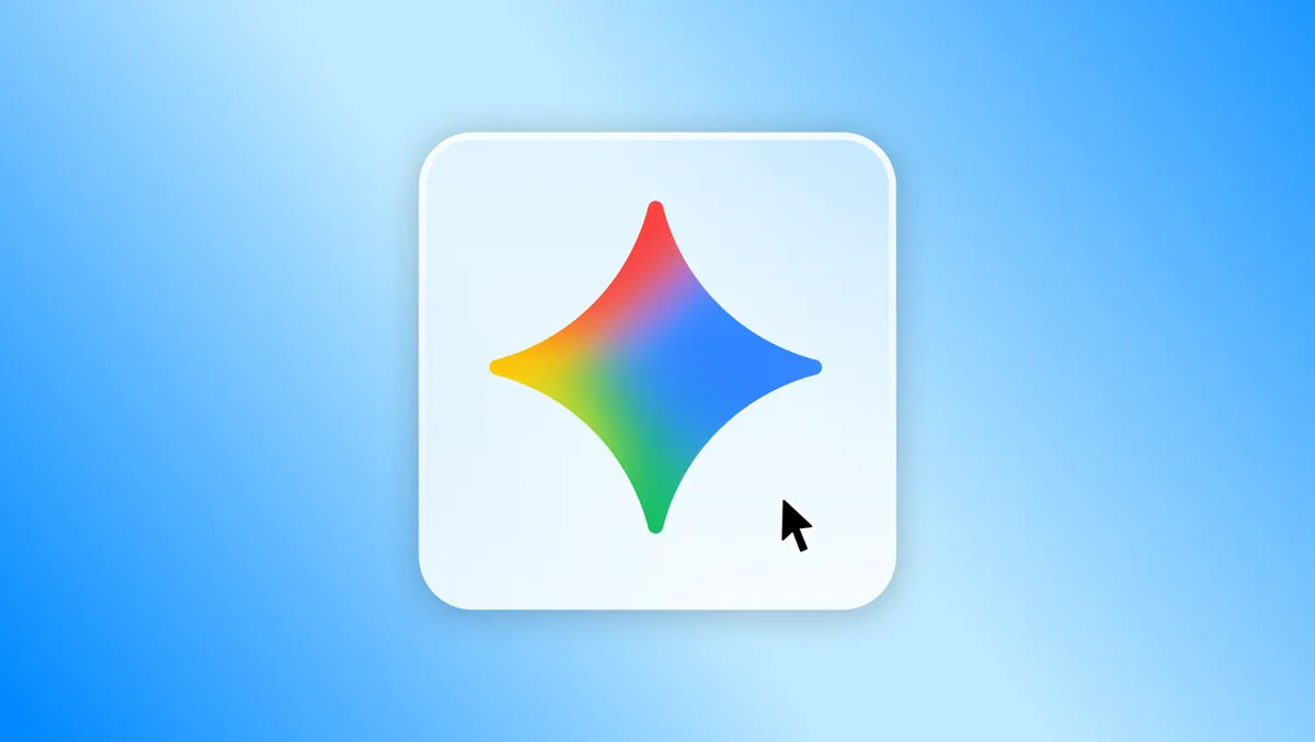 Google 为“Gemini 推出 Windows 桌面应用”提供的发布页配图