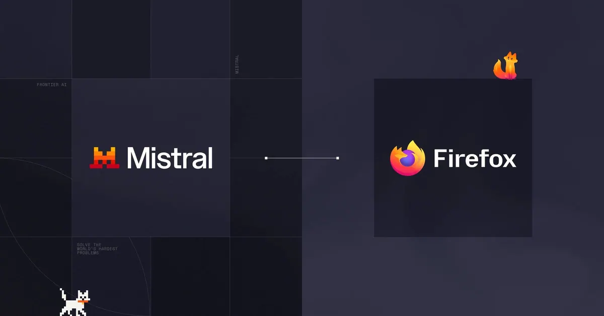 Mistral 与 Mozilla 合作,为 Firefox AI 浏览提供模型的发布页配图