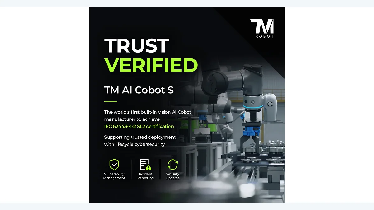 Techman Robot TM AI Cobot S Series press-release image