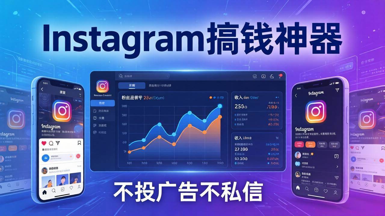 （17731期）Instagram搞钱神器：月涨6万粉+月入5万刀，不投广告不私信，靠算法+低价产品-易网创