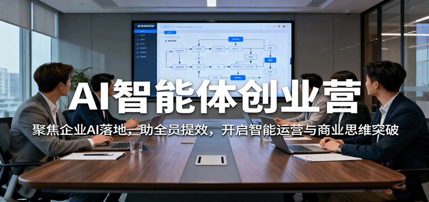 AI智能体创业营：聚焦企业AI落地，助全员提效，开启智能运营与商业思维突破-易网创