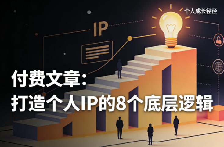 付费文章:打造个人IP的8个底层逻辑-易网创