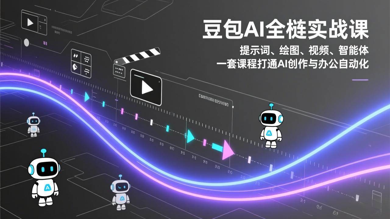 （17385期）豆包AI全栈实战课：提示词、绘图、视频、智能体，一套课程打通AI创作与办公自动化-易网创