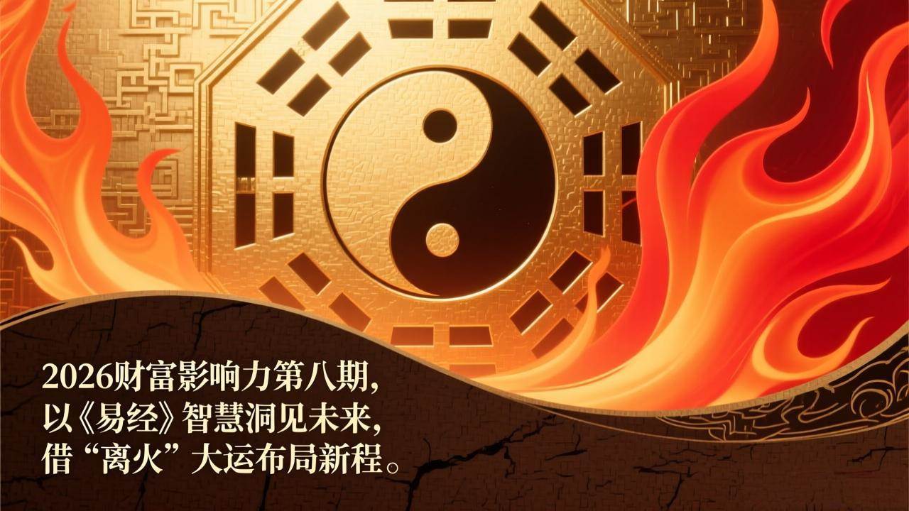 (17418期)2026财富影响力第八期,以《易经》智慧洞见未来,借“离火”大运布局新程-易网创