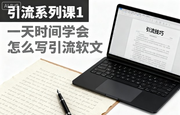 引流系列课1，一天时间学会怎么写引流软文-易网创