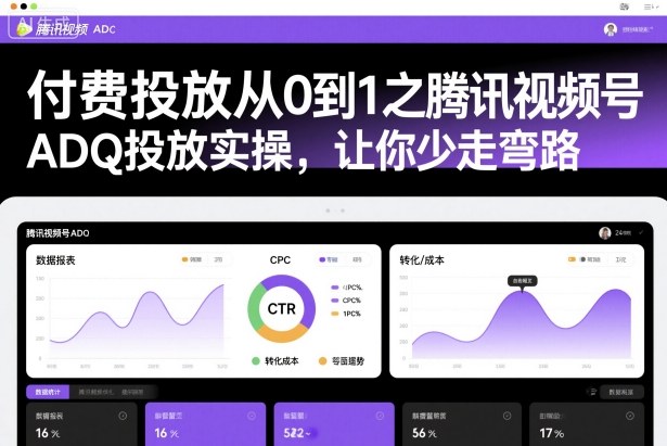 付费投放从0到1之腾讯视频号ADQ投放实操，让你少走弯路-易网创