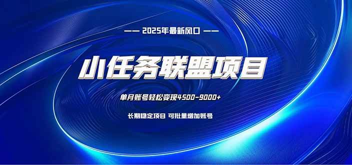 （16521期）小任务联盟项目：一台电脑每天只需10分钟，轻松简单稳定-易网创