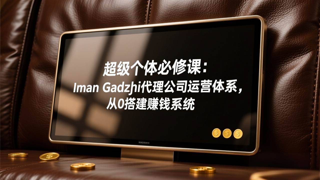 （17525期）超级个体必修课：Iman Gadzhi代理公司运营体系，从0搭建赚钱系统-易网创