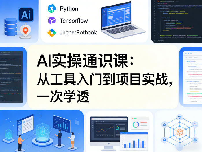 AI实操通识课，从工具入门到项目实战，一次学透-易网创