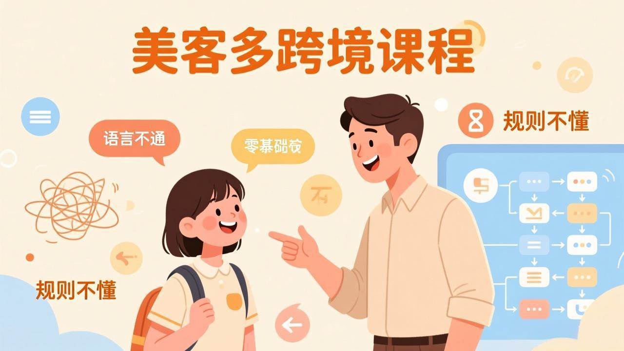 （17503期）怕语言不通、怕不懂规则？零基础小白也能做的美客多跨境课，手把手带你美客多开店稳赚-易网创