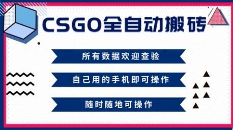 CSGO全自动搬砖，年底钱回家好项目，当天可拿到结果，新手小白轻松月入1W+【揭秘】-易网创