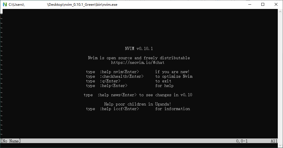 Neovim文本编辑器v0.11.4绿色版-易网创