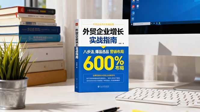（16296期）外贸企业增长实战指南，八步法、爆品选品、营销布局，业绩增长300%-易网创