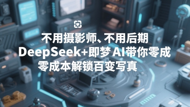 不用摄影师、不用后期,DeepSeek+即梦AI带你零成本解锁百变写真!-易网创