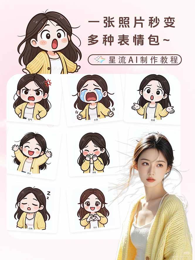 (17482期)一张照片秒变N种专属表情包,三步搞定可爱搞怪治愈风,从此斗图聊天不再到处存别人图 (17482期)一张照片秒变N种专属表情包,三步搞定可爱搞怪治愈风,从此斗图聊天不再到处存别人图