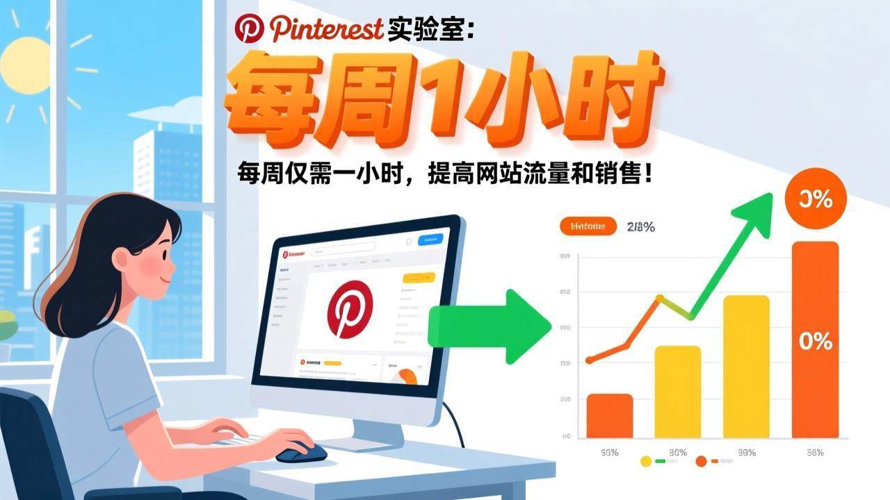 （17505期）Pinterest实验室：每周仅需一小时，提高网站流量和销售！-易网创
